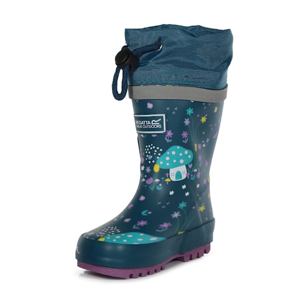 Regatta Barn/Barn Fantasy Greta Gris Splash Wellington Boot Gulfstream 12 UK Child