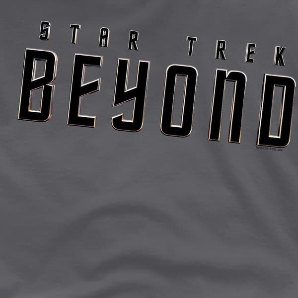 Star Trek Beyond Herr T-shirt M Kolgrå Charcoal M