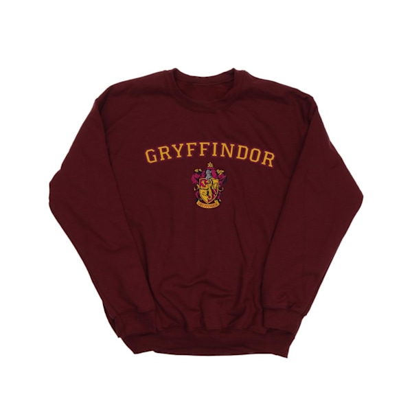 Harry Potter Gryffindor Crest Sweatshirt för flickor 5-6 år Bordeaux Burgundy 5-6 Years