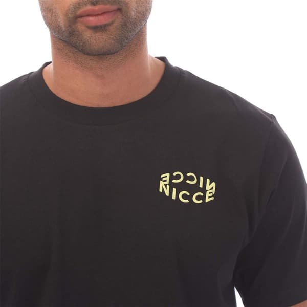 Nicce Herr Tanetta Bomull Regular T-shirt M Svart Black M