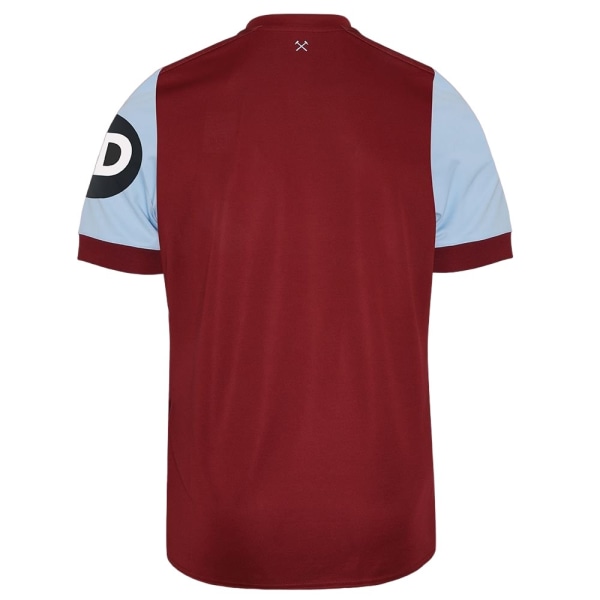 Umbro barn/barn 23/24 West Ham United FC Hemma tröja 13 Ye Claret Red/Sky Blue 13 Years