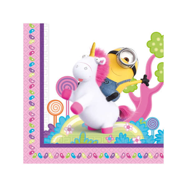 Despicable Me Universal Servetter (Förpackning med 20) One Size Multicolo Multicoloured One Size