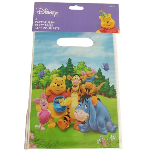 Winnie the Pooh Heffalump Party Bags (6-pack) One Size Multi Multicoloured One Size