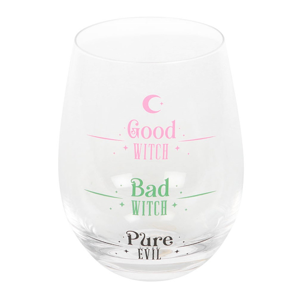 Something Different Good Witch, Bad Witch Stemless Glas One Size Transparent One Size