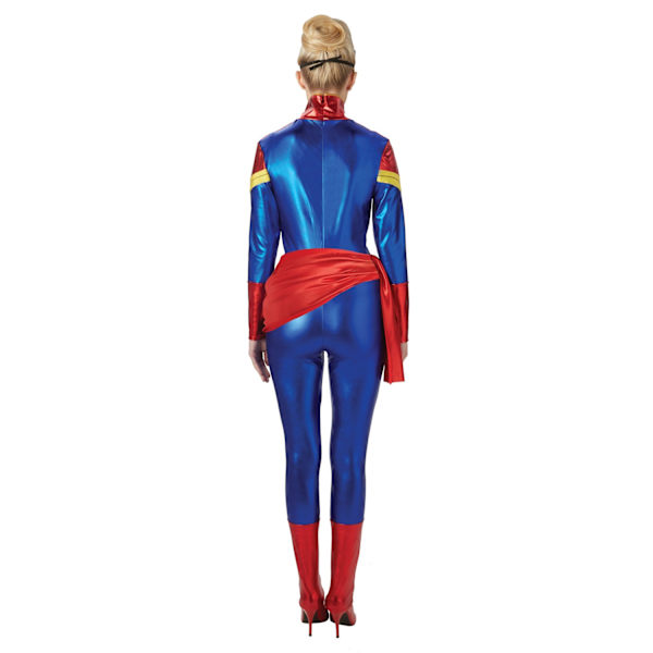 Captain Marvel Dam/Damkostym XS Blå/Röd Blue/Red XS