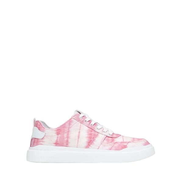 Cole Haan Dam/Kvinnor GrandPro Rally Tie Dye Canvas Court Tra Pink/Optic White 4 UK