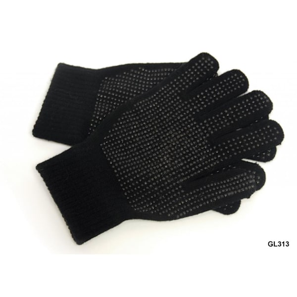 RJM Unisex Vuxna Magic Gripper Handskar One Size Svart Black One Size