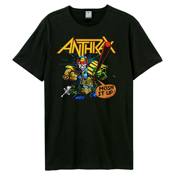 Amplified Unisex Adult I Am The Law Anthrax T-Shirt 3XL Svart Black 3XL