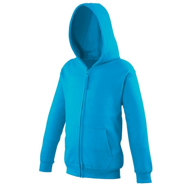 Awdis Barn Unisex Tröja med Huva / Hoodie / Zoodie 12-13 Haw Hawaiian Blue 12-13