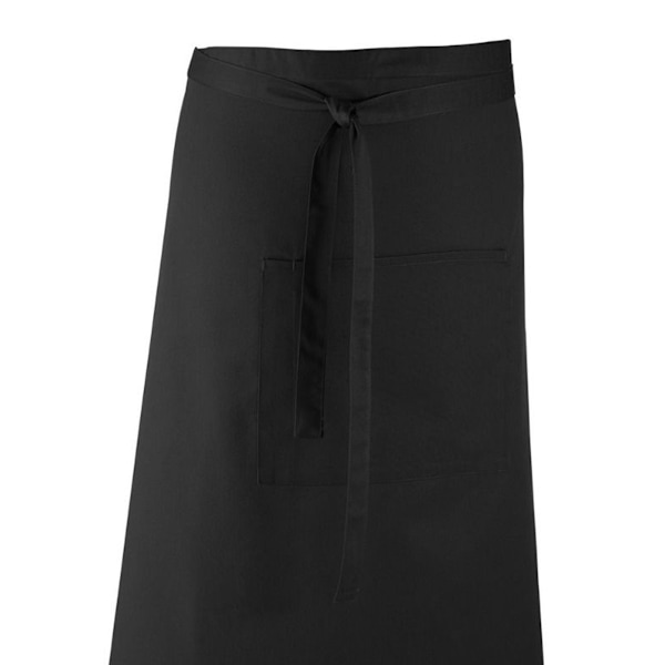 Premier Unisex Färger Bar Apron / Arbetskläder (Lång Continental S Black One Size