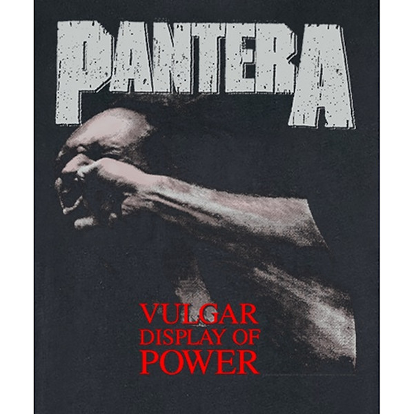 Amplified Herr Vulgar Display Of Power Pantera Ärmlös Tanktop Charcoal XL
