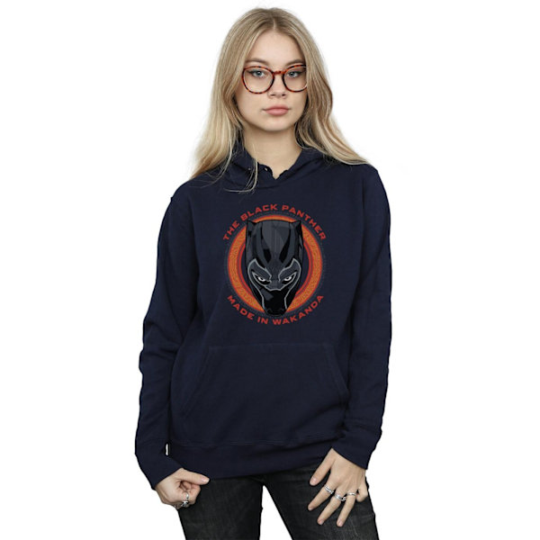 Marvel Dam/Kvinnor Black Panther Made in Wakanda Röd Hoodie S Navy Blue S