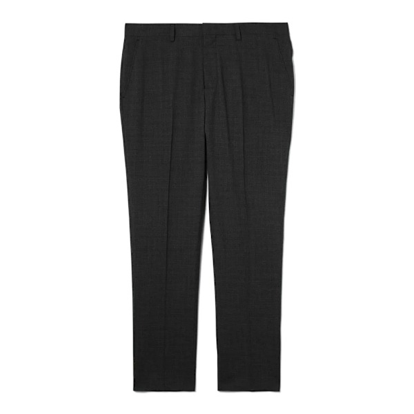 Burton Herr Textured Slim Suit Byxor 32R Charcoal Charcoal 32R