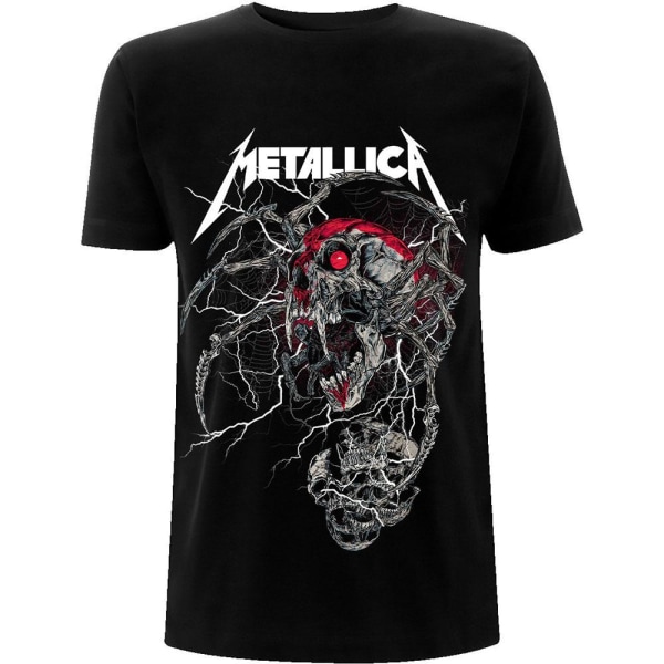 Metallica Unisex Adult Spider Dead T-Shirt L Svart Black L
