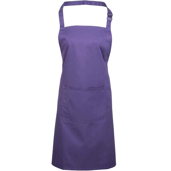 Premier Unisex Vuxen Färger Fickor Full Förkläde En Storlek Lila Purple One Size