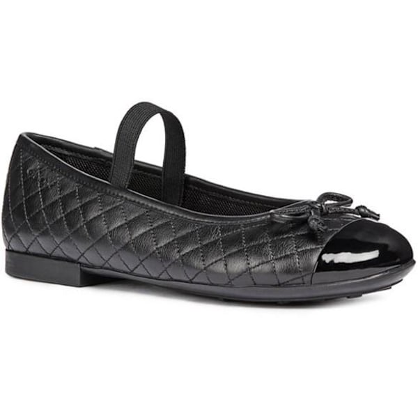 Geox Flickor Rosett Läder Skolskor 12.5 UK Barn Svart Black 12.5 UK Child