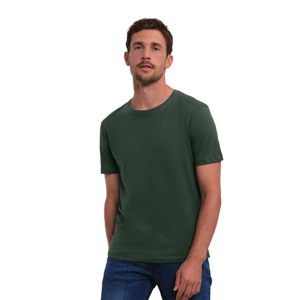 Russell Herr T-shirt ekologisk XS Flaskgön Bottle Green XS