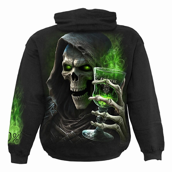 Spiral Direct Unisex Vuxen The Green Fairy Hoodie XL Svart Black XL