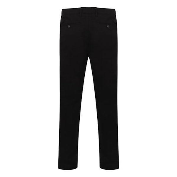 Henbury herr Stretch Flex midjebandsbyxor 34R marinblå Navy 34R