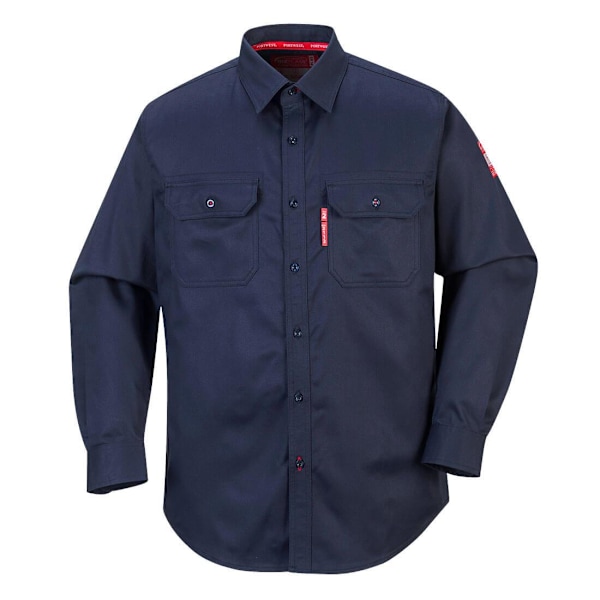 Portwest Bizflame skjorta för män 3XL marinblå Navy 3XL