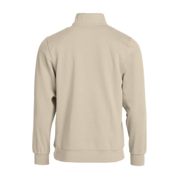 Clique Unisex Vuxen Basic Half Zip Sweatshirt 3XL Ljus Khaki Light Khaki 3XL