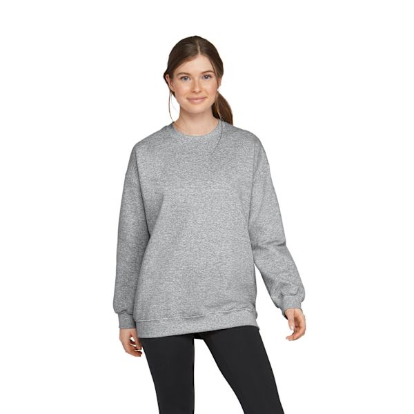 Gildan Unisex Adult Softstyle Midweight Crew Neck Fleece Top XL Sports Grey XL