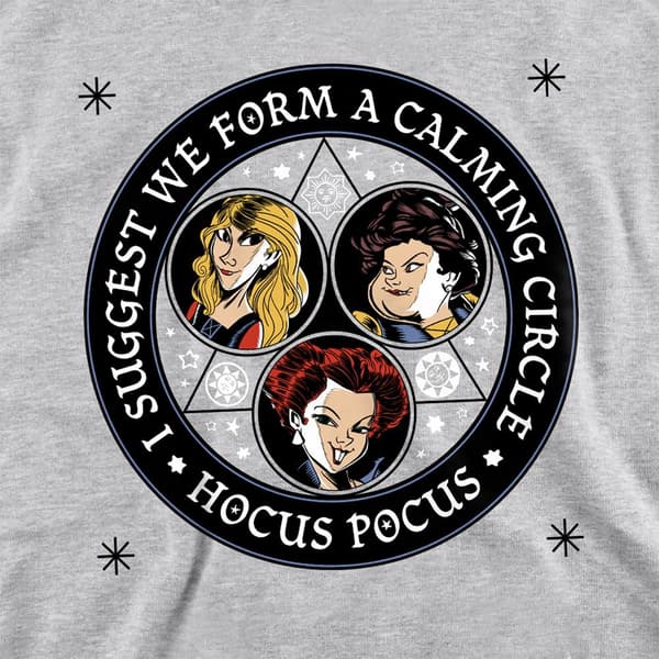 Hocus Pocus Barn/Barn Formar En Lugn Cirkel Sanderson Systrar Athletic Heather 5-6 Years