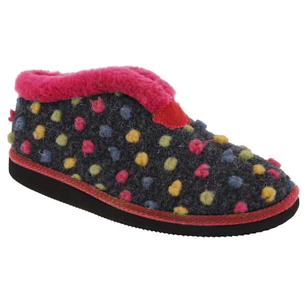 Sleepers Dam/Dam Tilly Lättvikts Termiskt Fodrade Bootie S Fuchsia/Multi 5 UK