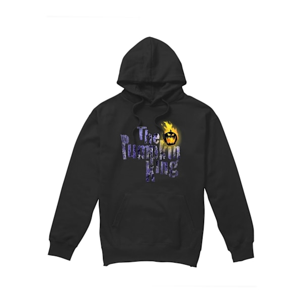 The Nightmare Before Christmas Herr Pumpkin King Text Hoodie L Black L