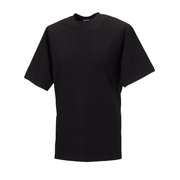 Jerzees Colours Classic T-shirt för män, kortärmad, 4XL, svart Black 4XL
