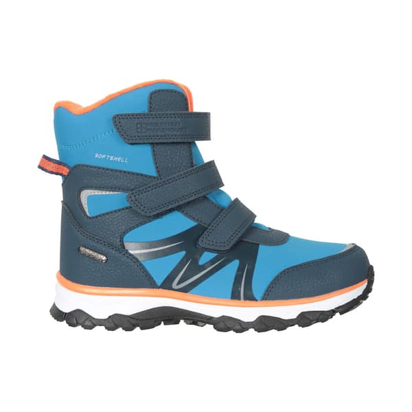 Mountain Warehouse Barn/Barn Adaptive Softshell Snö Blue/Orange 10 UK Child