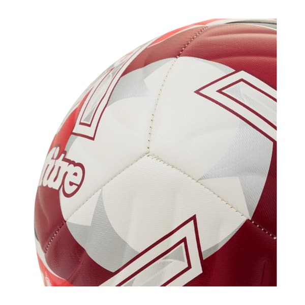 Mitre Emirates FA Cup Fotboll 5 Vit/Röd White/Red 5