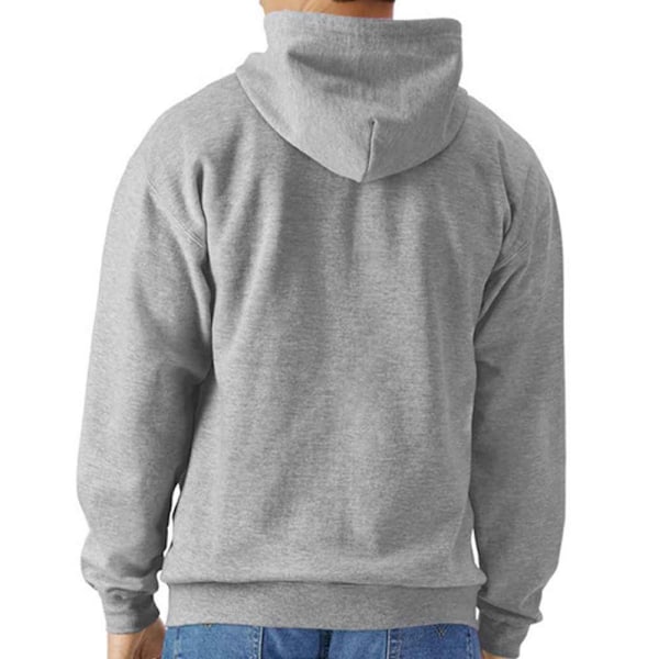 Gildan Herr Softstyle Mellanviktig Helzip Hoodie 4XL Sportgrå Sports Grey 4XL