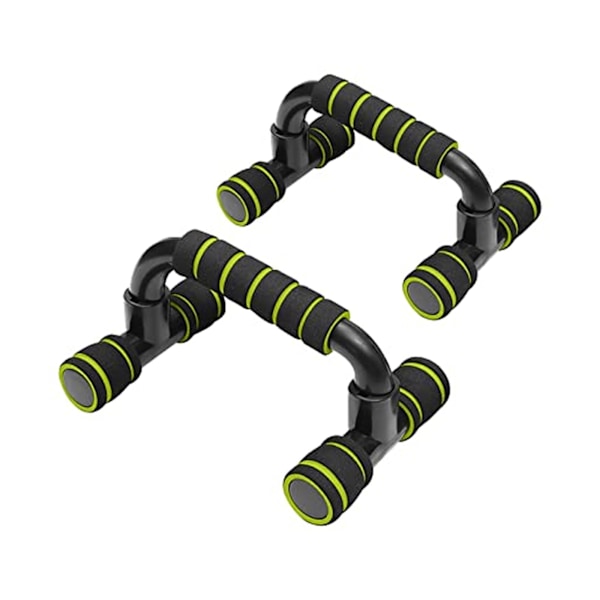 Urban Fitness Equipment Push Up Bars (2-pack) One Size Svart Black/Green One Size