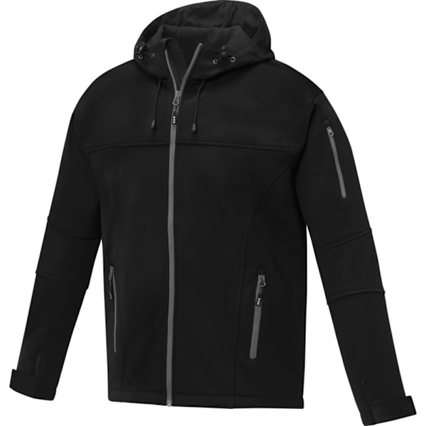 Elevate Match Soft Shell Jacka XS Solid Black Solid Black XS