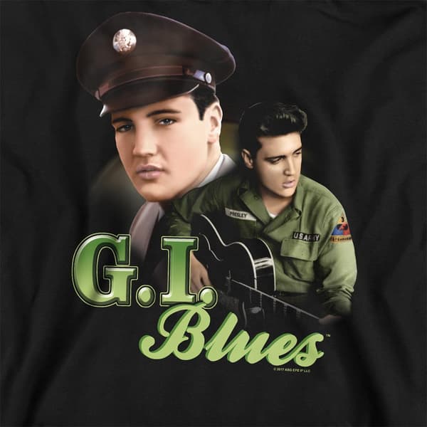 Elvis Presley Unisex Vuxen G.I. Blues Sweatshirt M Svart Black M