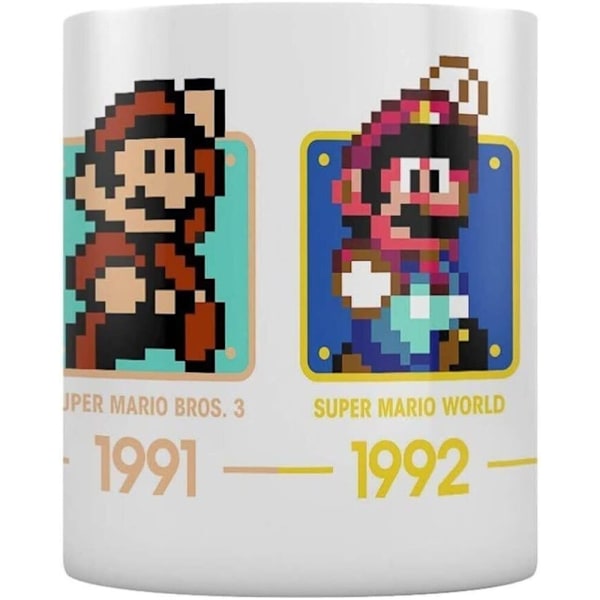 Super Mario Year Mug En Storlek Flerfärgad Multicoloured One Size