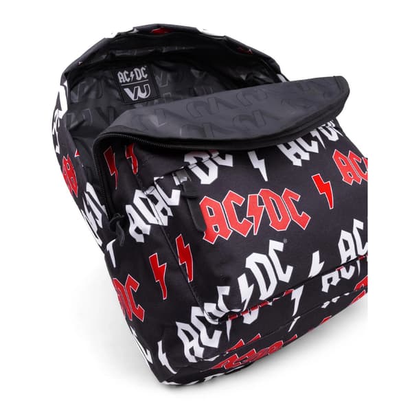 AC/DC Lightning Logo Ryggsäck One Size Svart/Röd/Vit Black/Red/White One Size
