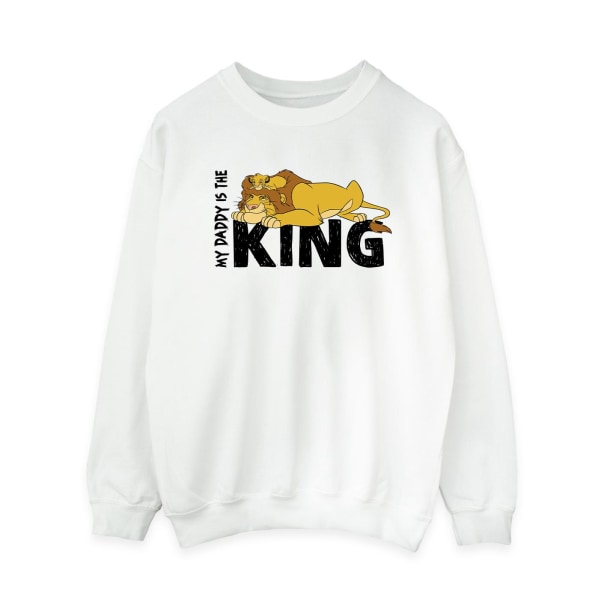 Disney Womens/Ladies The Lion King Daddy Is King Sweatshirt M W White M