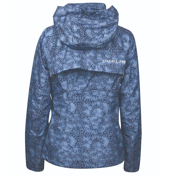 Dublin Womens/Ladies Cortina Printed Waterproof Jacket XS Blåb Blueberry/Navy XS