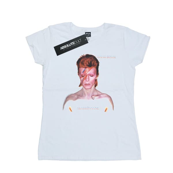 David Bowie Dam/Dam Aladdin Sane Version T-shirt i bomull M White M