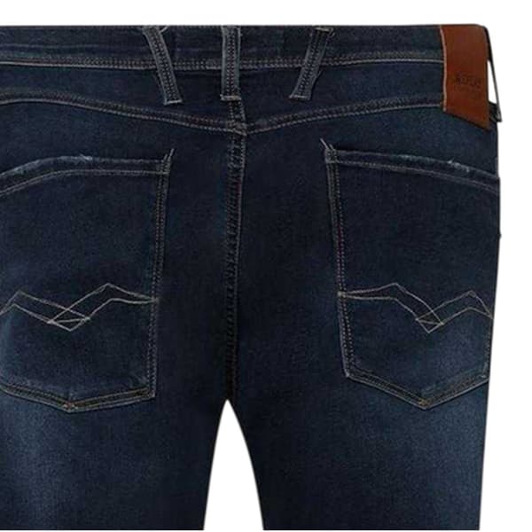 Replay Herr Anbass Distressed Slim Jeans 32L Blå Blue 32L