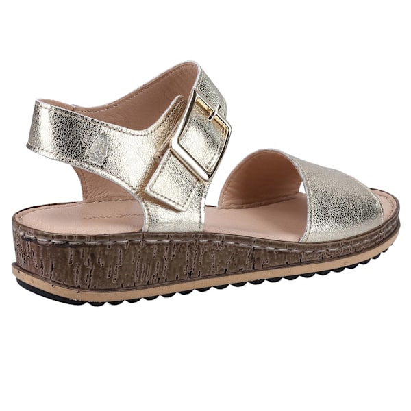 Hush Puppies Ellie Sandaler i Läder för Kvinnor/Dam 3 UK Guld Gold 3 UK