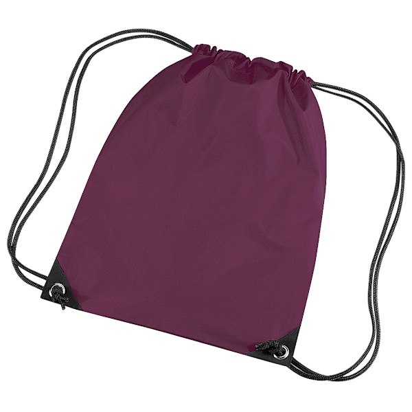 Bagbase Premium Gymsac Vattentät Väska (11 Liter) One Size Burgundy One Size