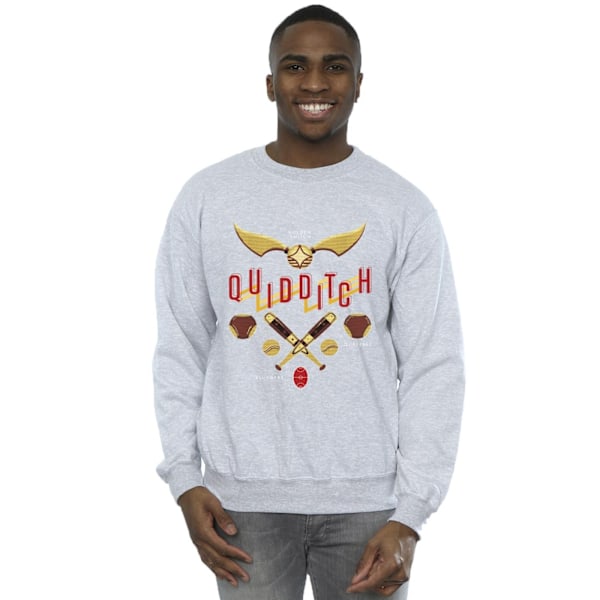 Harry Potter Quidditch Golden Snitch Sweatshirt L Sports G för män Sports Grey L