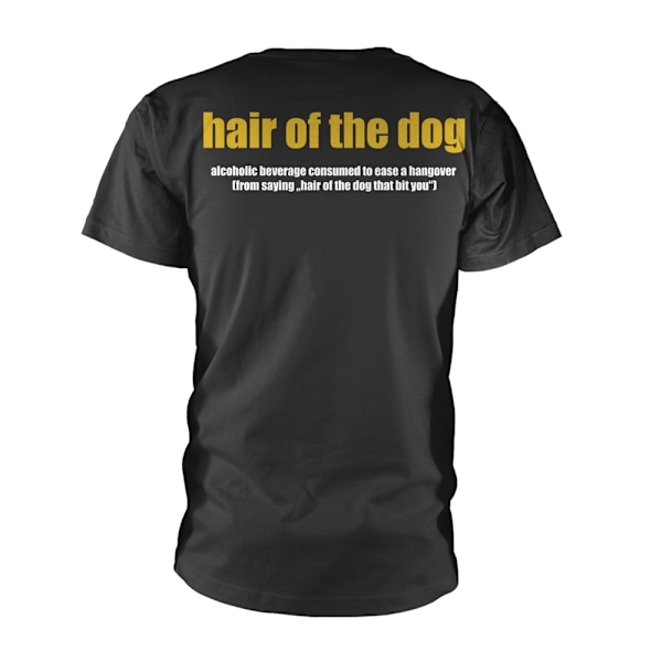 Tankard Unisex Adult Hair Of The Dog T-Shirt S Svart Black S