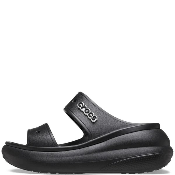 Crocs Unisex Adult Classic Crush Sandals 4 UK Black Black 4 UK