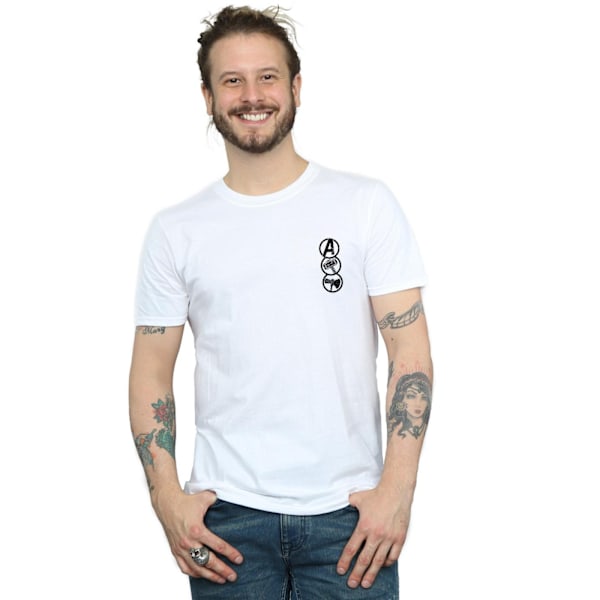 Marvel herr Thor Love And Thunder ikoner T-shirt 4XL vit White 4XL