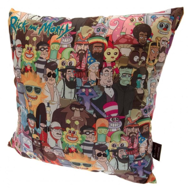 Rick And Morty Characters Fylld Kudde One Size Flerfärgad Multicoloured One Size