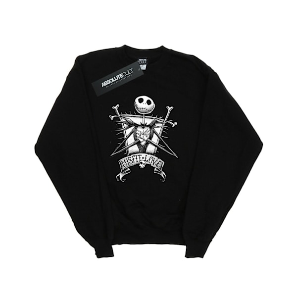 Disney Boys Nightmare Before Christmas Misfit Love Sweatshirt 7 Black 7-8 Years